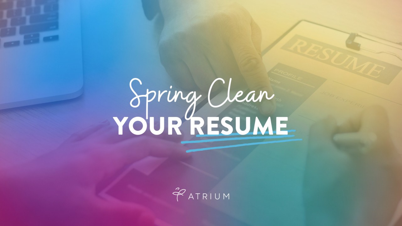 Spring Clean Your Resume